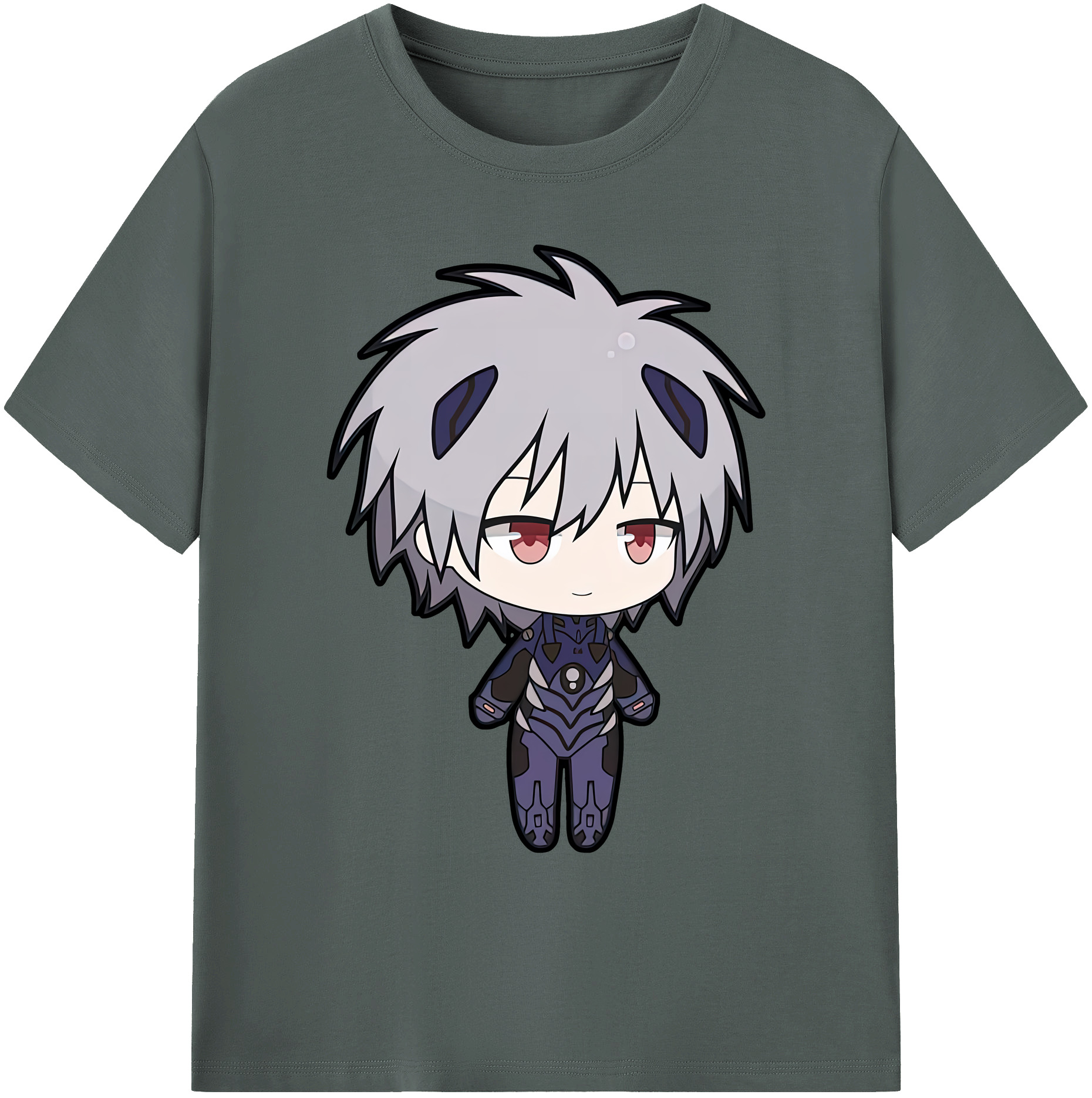 （画像用） EVA 新世紀エヴァンゲリオン 綿100％ メンズ半袖Tシャツ｜肌触りやわらか＆通気性